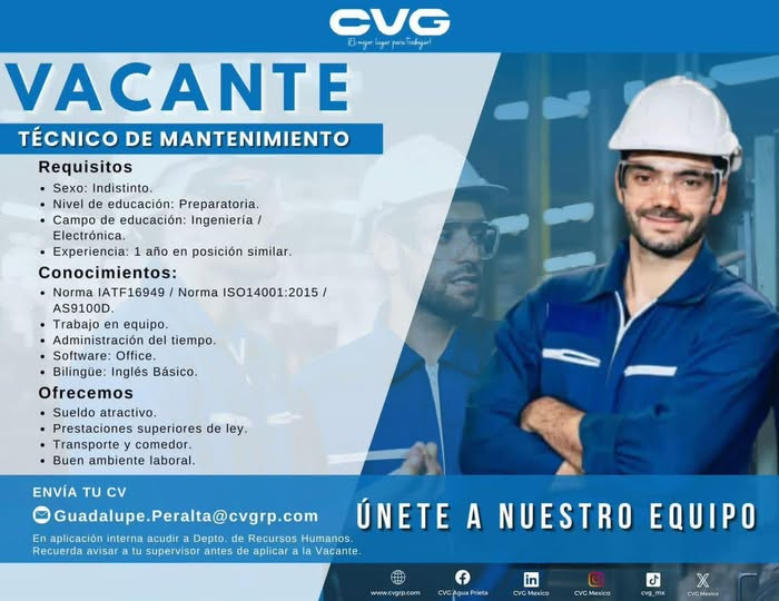 Tecnico de Mantenimiento
