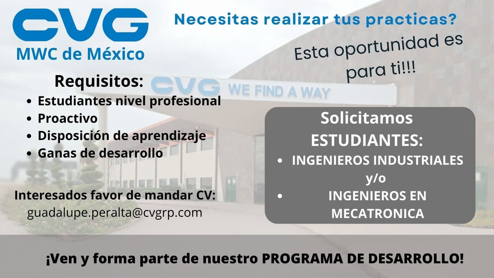 Estudiantes para Practicas