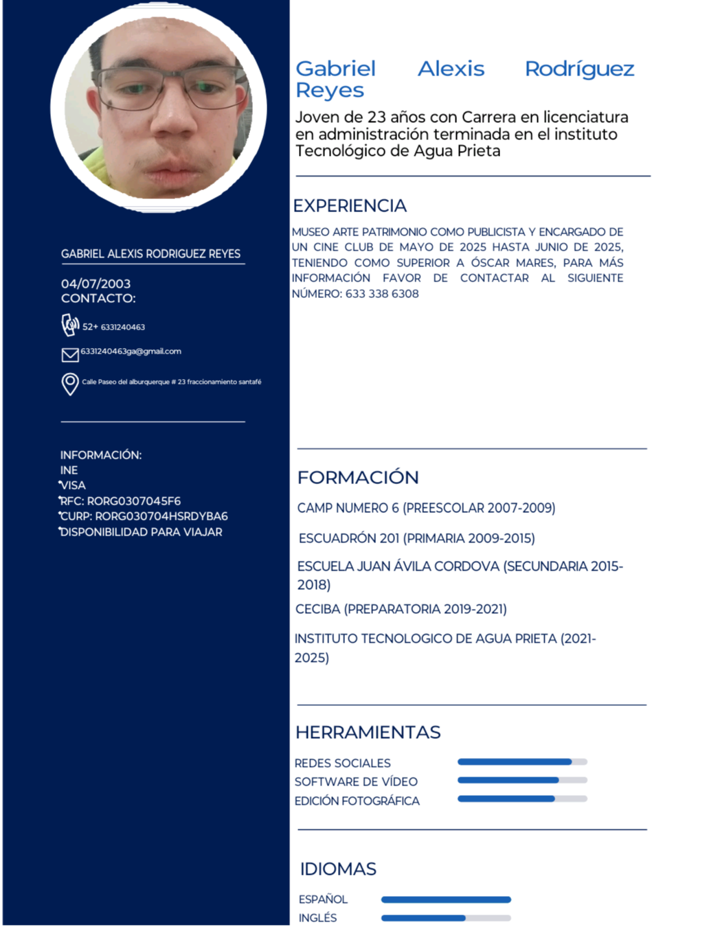 LICENCIADO EN ADMINISTRACIÓN DE EMPRESAS